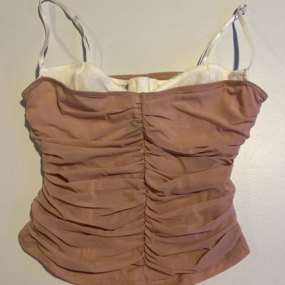 White Fox Pink Top